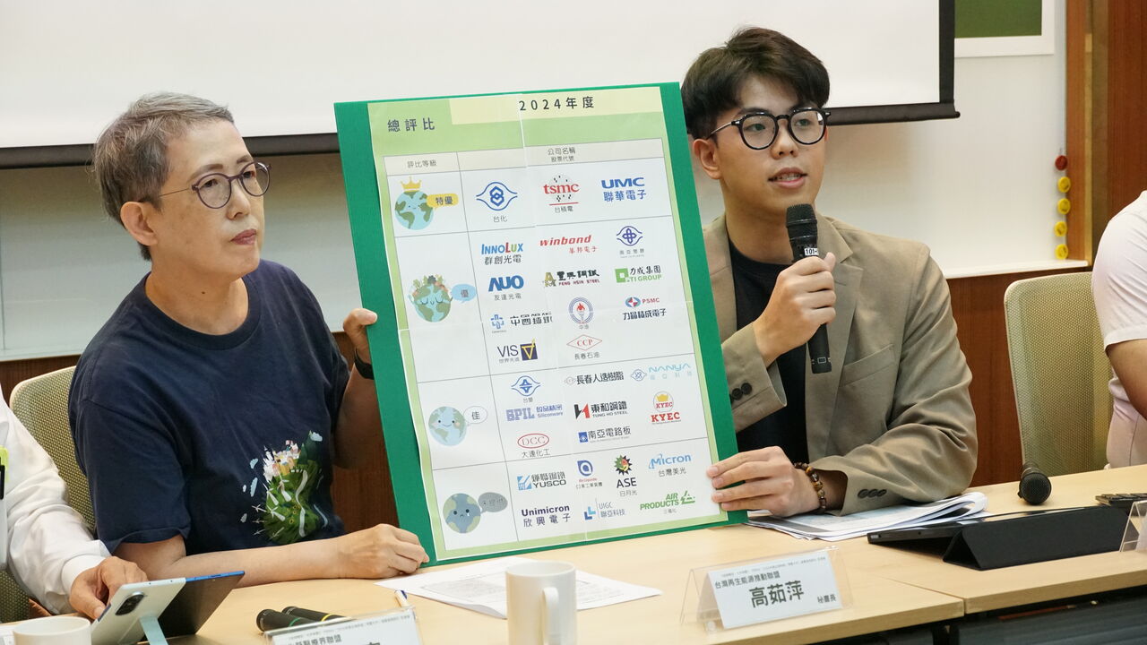 ▲▼用電大戶使用綠電評比記者會。(圖/台灣再生能源推動聯盟提供)