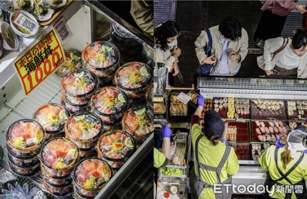 ▲▼日本下關唐戶市場,海鮮屋台街「生機勃勃的馬關街」。(圖/記者蔡玟君攝)