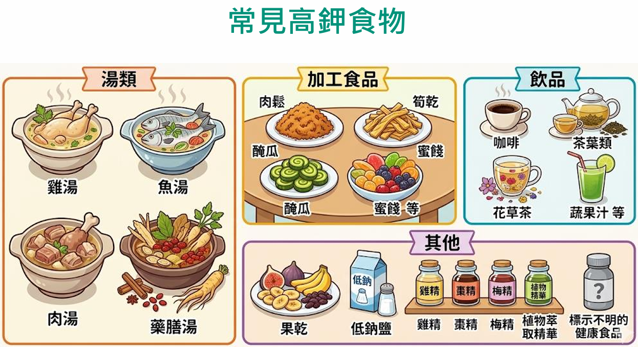 ▲▼ 高鉀食物 。(圖/楊如燁醫師提供)