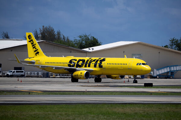▲▼美國廉價航空精神航空(Spirit Airlines)宣布倒閉。(圖/路透)