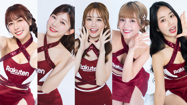 ▲樂天女孩若若潼、高橋佳帆、穎樂、溫妮等。(圖/樂天桃猿)