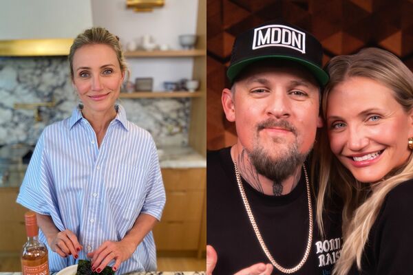 ▲▼53歲卡麥蓉狄亞迎第3胎!夫曝兒子名字寓意。(圖/翻攝自Instagram/camerondiaz、benjaminmadden)
