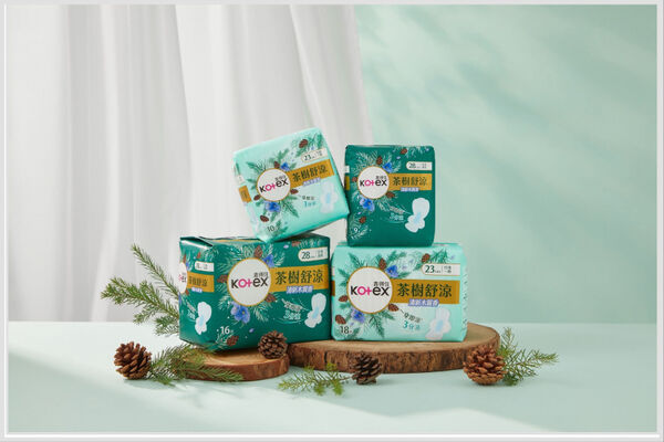 Kotex 靠得住 茶樹舒涼清新木質香系列(圖/品牌提供)