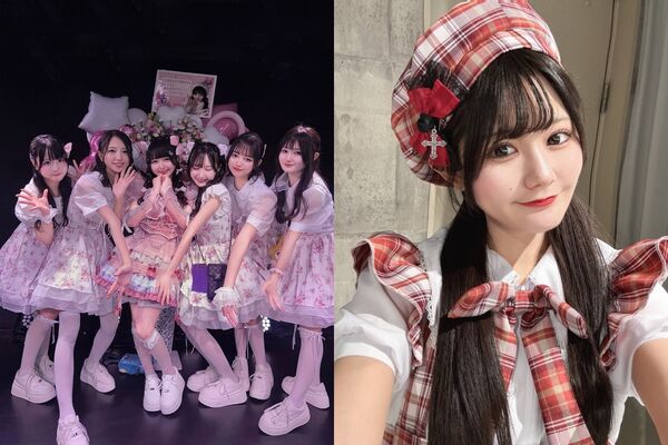 ▲▼日女偶像跳太嗨「內衣滑落到腰」下台才發現嚇瘋。(圖/翻攝自X/ol_rikacha)
