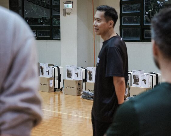 ▲雲豹球團體恤球員整季辛勞與「有熊運動」攜手合作,提供全隊「每人一套」專屬恢復設備。(圖/台啤永豐雲豹提供)