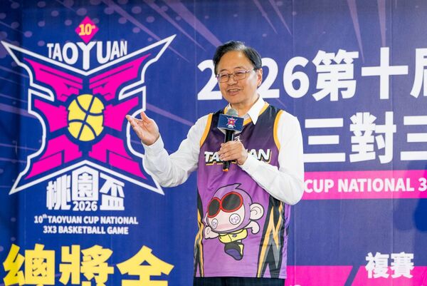 ▲桃園盃3對3籃球賽邁入第十年,張善政預告又將有NBA球星再訪竹圍漁港。(圖/桃園市政府提供)