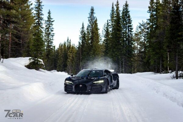 在極光與冰雪中淬鍊性能! Bugatti Tourbillon 瑞典極寒測試進行中