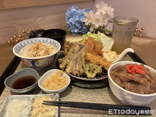▲▼金子半之助推出全新餐點「輕蔬海陸盛合御膳」。(圖/金子半之助提供)