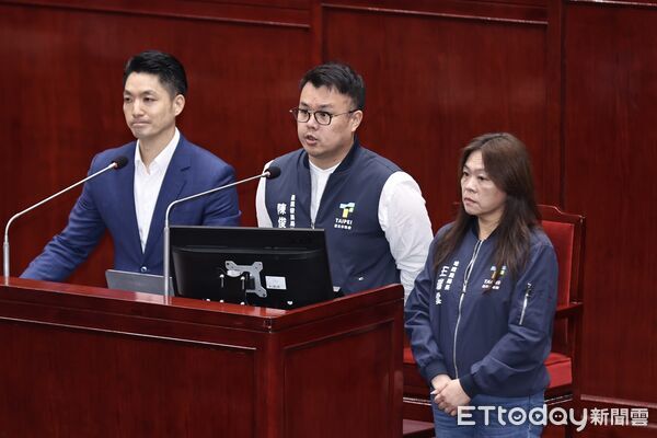 ▲▼ 蔣萬安市議會質詢 。(圖/記者徐文彬攝)