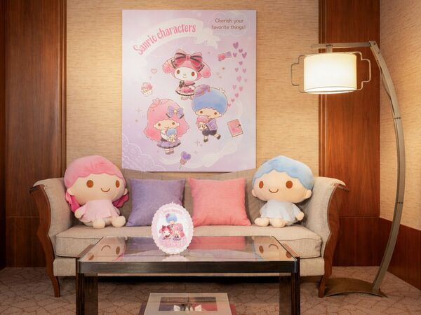 ▲台北遠東香格里拉將於7月1日至8月30日限時推出「美樂蒂&雙星仙子」主題住房專案。(圖/業者提供)