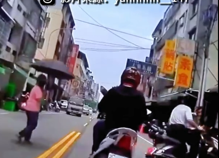 ▲彰化員林菜市場因車輛違停鬼切逆向狀況險象環生。(圖/翻攝自threads/yannnnn__147)