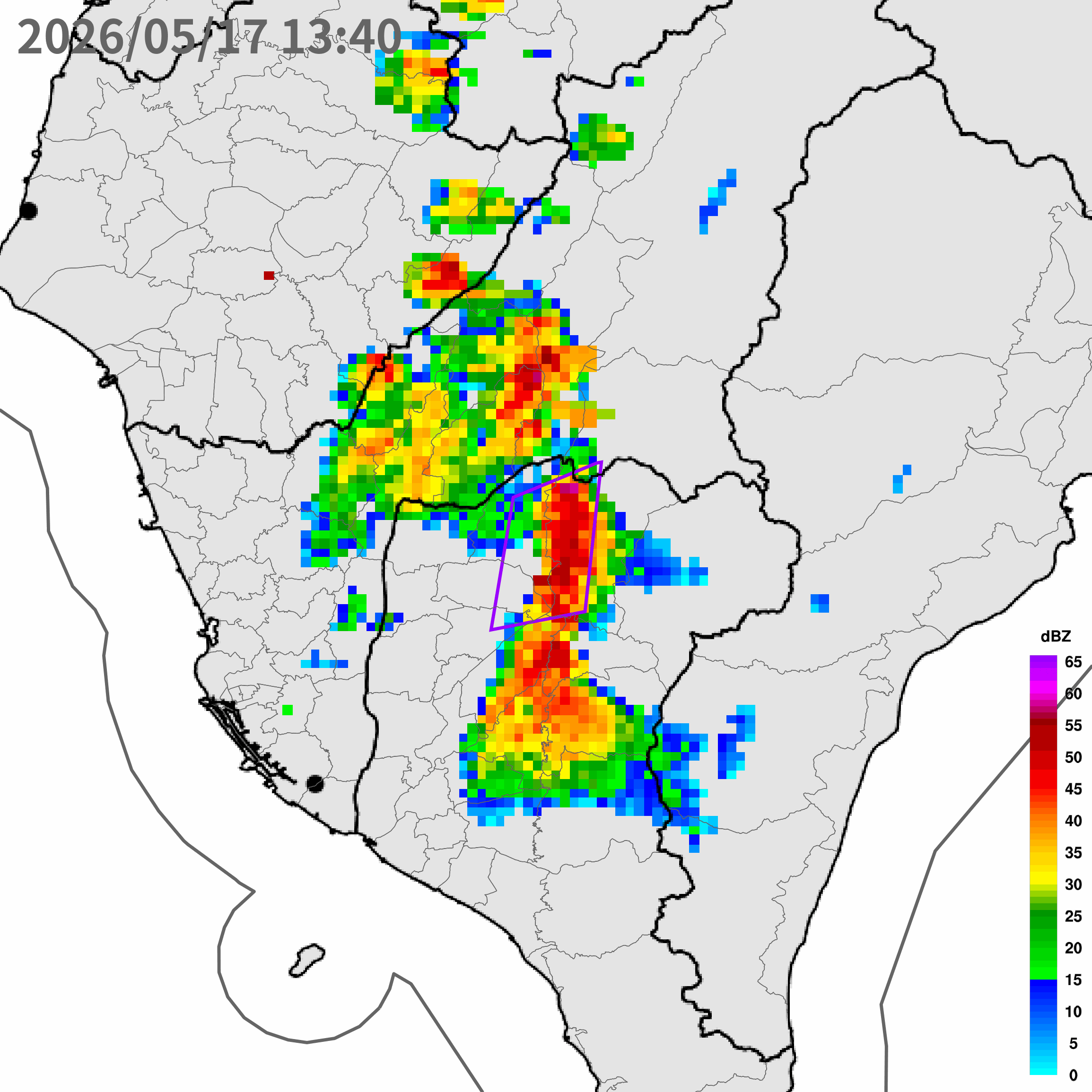 ▲▼大雷雨。(圖/氣象署)