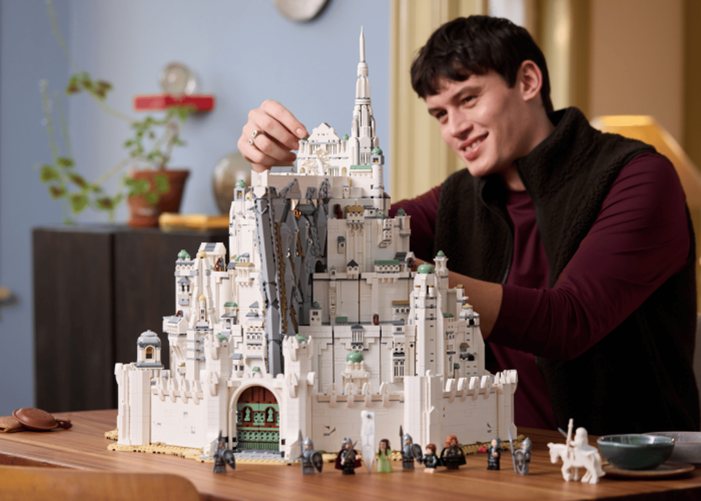 ▲樂高《LEGO Icons The Lord of the Rings:米那斯提力斯》套組。(圖/翻攝樂高全球官網)