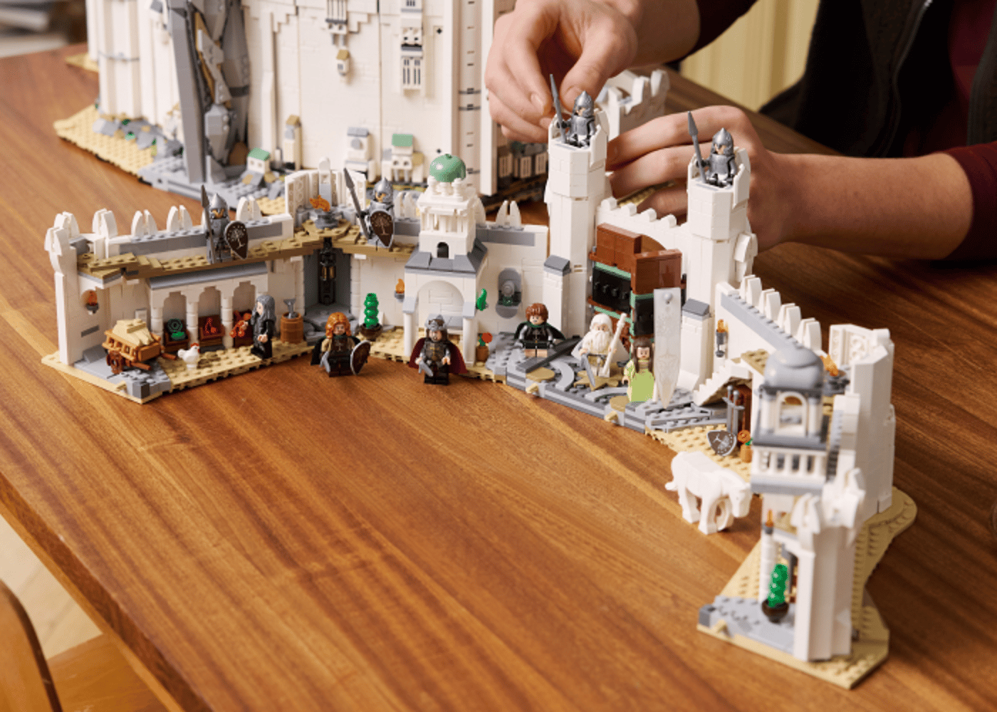 ▲樂高《LEGO Icons The Lord of the Rings:米那斯提力斯》套組。(圖/翻攝樂高全球官網)