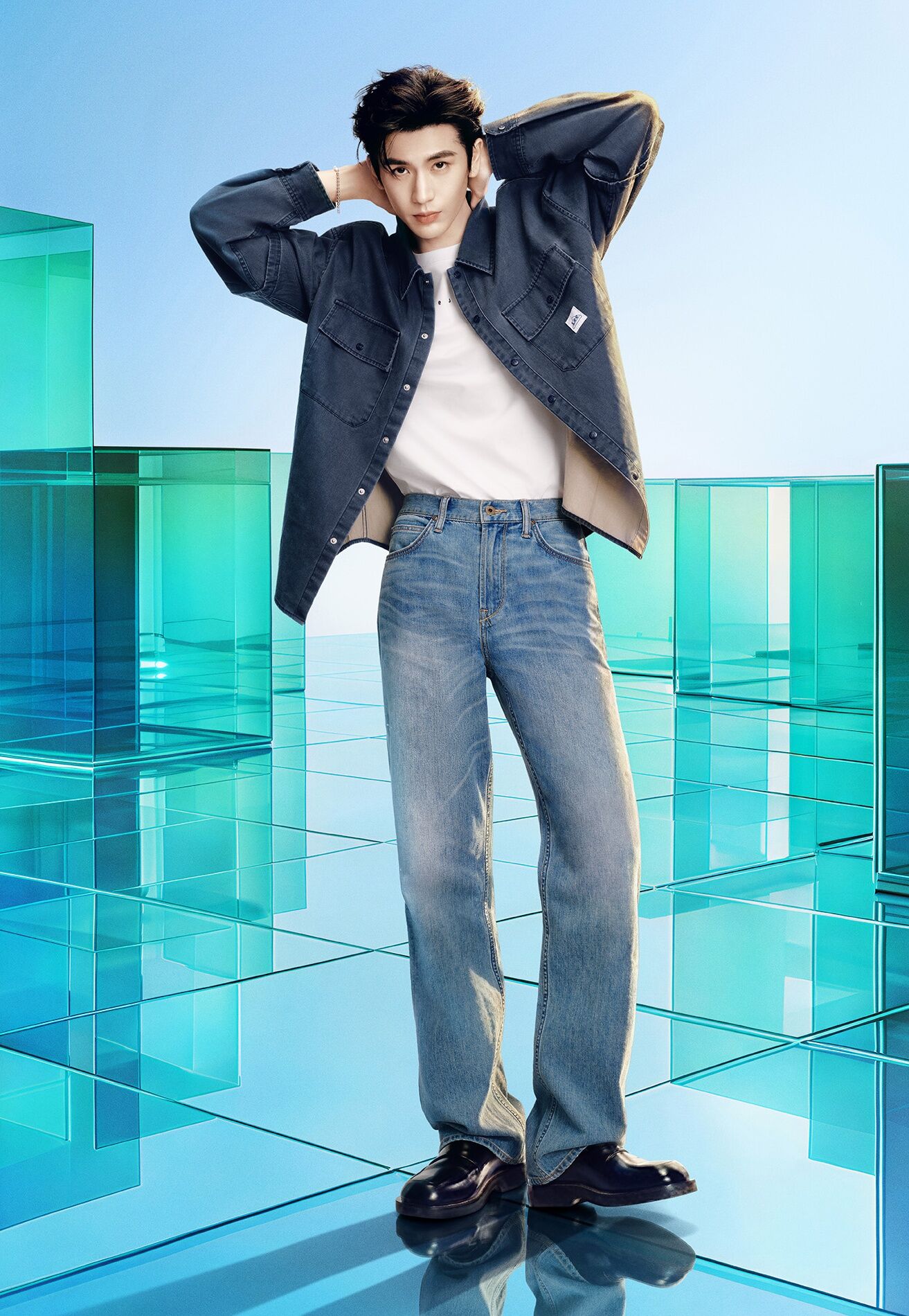 ▲Lee張凌赫、Diesel始源、Levi`s APC丹寧。(圖/品牌提供)