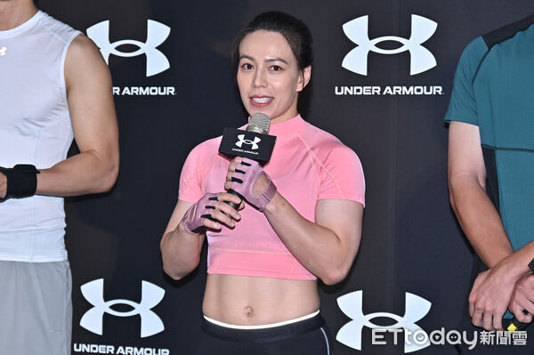 ▲▼舉重女神郭婞淳出席UNDER ARMOUR記者會。(圖/記者李毓康攝)
