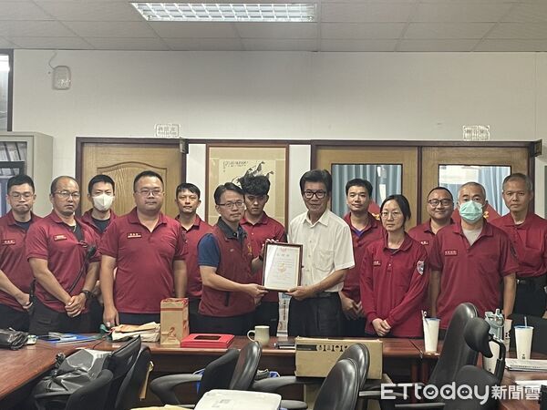 ▲台南市政府消防局第二大隊19日舉辦消防安檢講習,邀請安得生企業有限公司總經理劉青山授課。(記者林東良翻攝,下同)