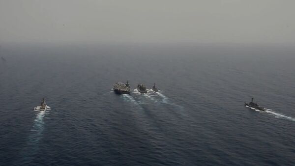 ▲▼美國南方司令部(Southcom)宣布,美國海軍/美軍尼米茲號(USS Nimitz)航空母艦率旗下艦載機聯隊部署加勒比海。美軍航母(圖/翻攝X@Southcom)