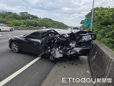 國3竹南5車連環撞！26歲男稱「開輔助駕駛」波及施工緩撞車