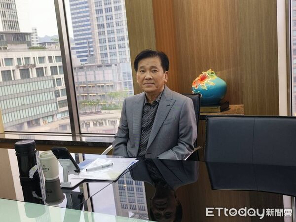 ▲顏益財表示未來台驊可能發展成科技公司。(圖/記者張佩芬攝)