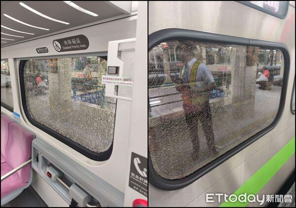 快訊／22歲女怪客台鐵區間車「拿鎚子敲破車窗」