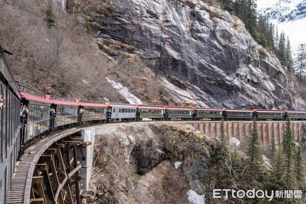 ▲▼White Pass & Yukon Route Railway,懷特通道與育空鐵路,阿拉斯加,史凱威,Skagway,高山鐵路,景觀鐵路。(圖/記者彭懷玉攝)