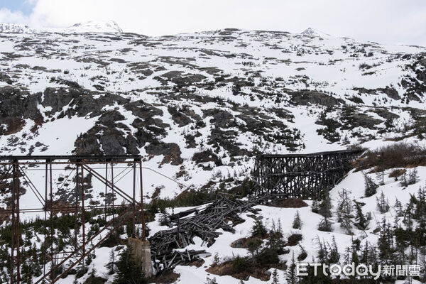 ▲▼White Pass & Yukon Route Railway,懷特通道與育空鐵路,阿拉斯加,史凱威,Skagway,高山鐵路,景觀鐵路。(圖/記者彭懷玉攝)