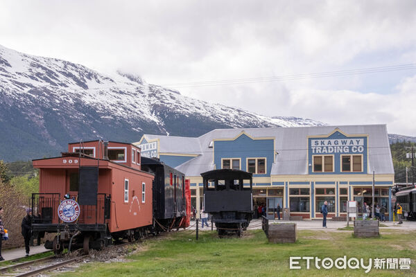 ▲▼White Pass & Yukon Route Railway,懷特通道與育空鐵路,阿拉斯加,史凱威,Skagway,高山鐵路,景觀鐵路。(圖/記者彭懷玉攝)