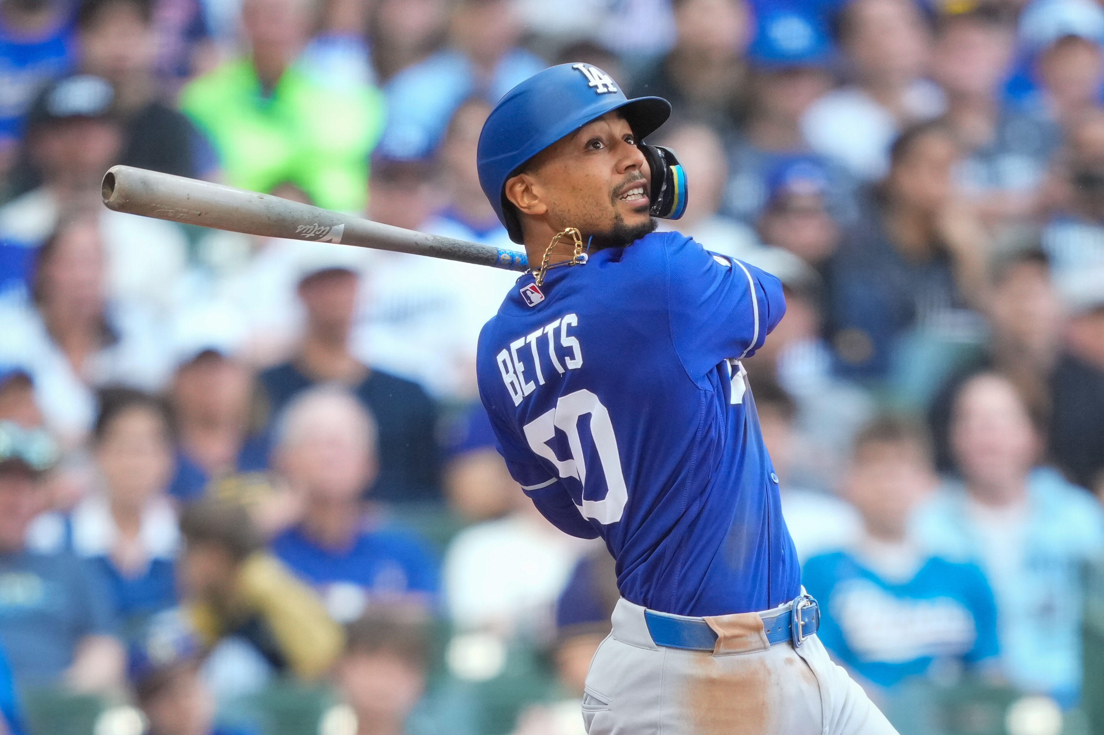 ▲道奇球星貝茲(Mookie Betts) 。(圖/達志影像/美聯社)