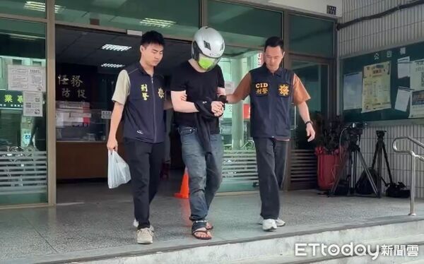 ▲劉嫌持刀砍殺郵局司機,今早遭移送苗栗地檢署。(圖/記者楊永盛翻攝)