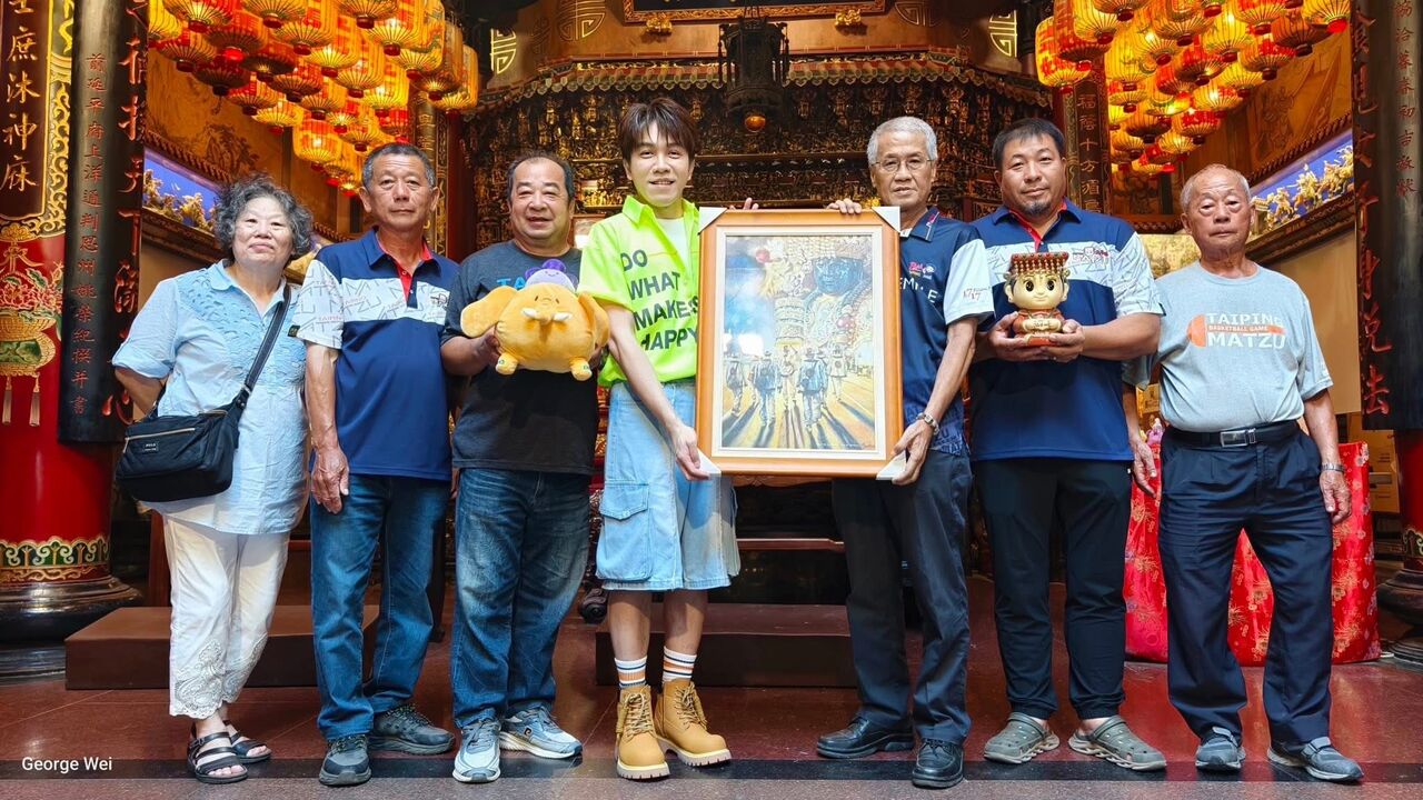 ▲▼ 許志豪求媽祖保佑。(圖/翻攝許志豪臉書)