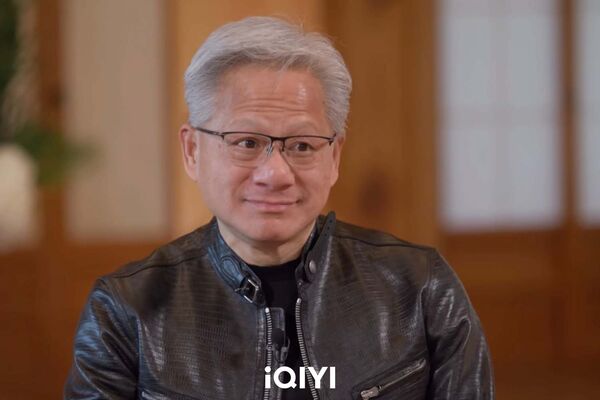 ▲▼ 黃仁勳秉持「100%人生哲學」:真心盼別人成功! 5段金句點醒眾人。(圖/愛奇藝國際版提供)