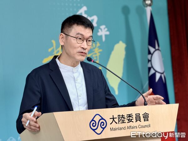 ▲▼陸委會副主委、發言人梁文傑。(圖/記者蔡紹堅攝)