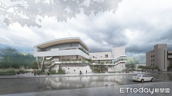 ▲南投縣首座樂活運動館開工動土。(圖/模擬圖,南投縣政府提供,下同)