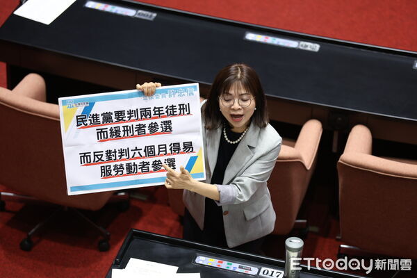 ▲民眾黨立委許忠信發言,遭林淑芬飆罵白賊、俗辣。(圖/記者林敬旻攝)