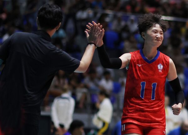 ▲中華女排主攻手蔡幼群攻下全場最高18分。(圖/AVC提供)