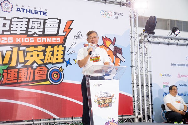 ▲中華奧會蔡家福主席致詞。(圖/中華奧會提供)