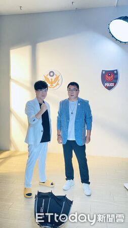 ▲警察節前夕,台南市巡守大隊長宋俊明推出新歌《我挺你》,向警察同仁致敬。(警政署提供,下同)
