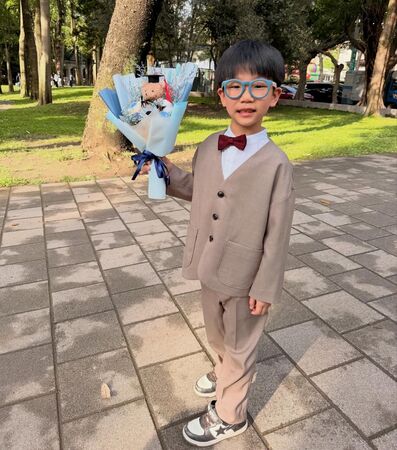 ▲▼蔡阿嘎小兒子。(圖/翻攝自Instagram/2uncle987)