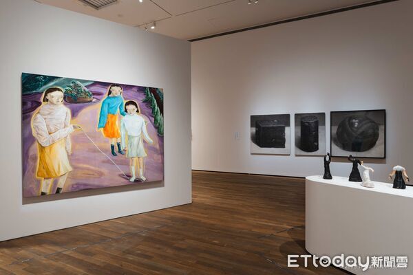 ▲台南市美術館推出「黏膩關係:內餡//縫隙」展覽,集結8位新生代藝術家回應當代情緒與壓力。(記者林東良翻攝,下同)