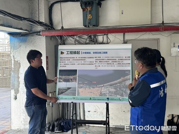 ▲台南黃金海岸近年受極端氣候及強烈颱風影響,面臨沙灘流失及海岸侵蝕問題。(記者林東良翻攝,下同)