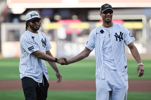 ▲布朗森(Jalen Brunson)、哈特(Josh Hart);賈吉(Aaron Judge)。(圖/達志影像/美聯社)