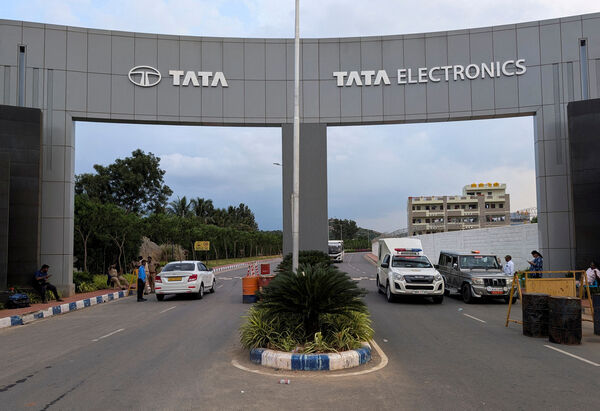 ▲▼印度電子代工巨頭「塔塔電子」(Tata Electronics)。(圖/路透)