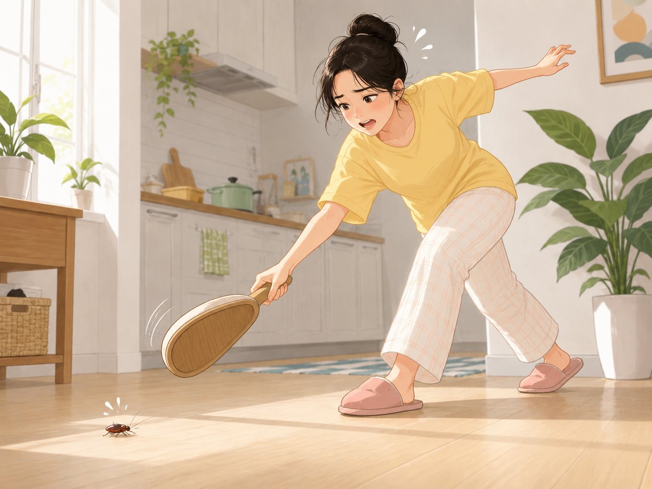 ▲蟑螂。(AI協作圖/記者李薇製作,經編輯審核)