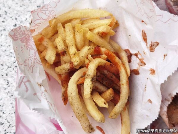 ▲▼灣裡薯條脆肉店。(圖/部落客DARREN蘋果樹旅遊玩樂誌授權提供)