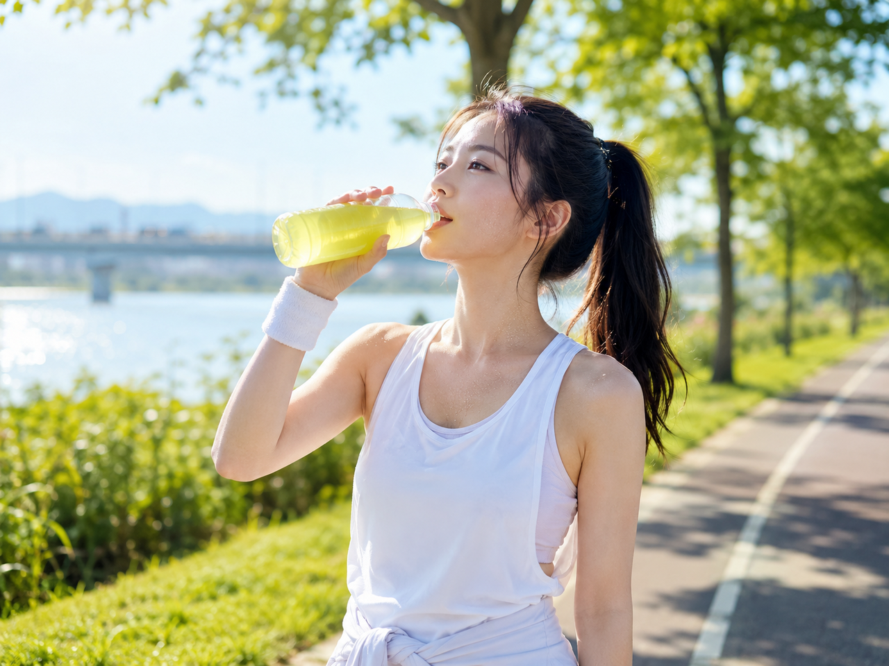 ▲飲料,運動,解渴,。(AI協作圖/記者李薇製作,經編輯審核)