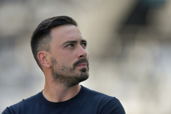 ▲巴西教頭兒子兼助理教練安切洛蒂(Davide Ancelotti)代為受訪。(圖/達志影像/美聯社)