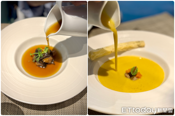 ▲▼北投老爺酒店攜手米其林綠星蔬食品牌「陽明春天」,推出全新餐飲策展「草山饌|綠星之宴」。(圖/記者彭懷玉攝)
