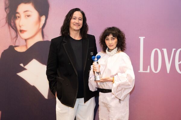 ▲《拾荒法師》在韓國富川奇幻影展首映結束後,Iman(左起)、何超與監製陳子聰在After Party合影。(圖/852Films提供)