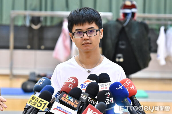 ▲中華擊劍代表隊男子鈍劍教練陳柏槐。(圖/記者李毓康攝)